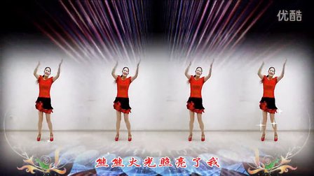 点击观看《金灿灿广场舞《冬天里的一把火》编舞 雨夜 演唱：费翔》