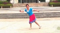 点击观看《榕城舞魅广场舞 两座山 改舞紫紫雨 正面舞蹈视频》