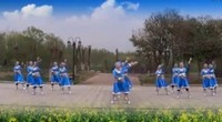 点击观看《孟州市孟舞飞扬广场舞 春到最北方 演唱乌兰齐齐格 正反面演示舞蹈视频》