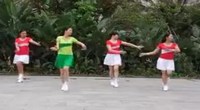 开心姐妹组广场舞  爱着你宠着你 演唱祁隆 舞队集体正背面动作演示