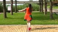 点击观看《沭河之光广场舞 康巴汉子我的情郎 附正背面动作演示 舞蹈分解口令 原创公园广场舞教学视频》