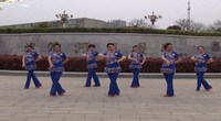 点击观看《美久广场舞 爱发呆 王二妮演唱 集体正面演示》