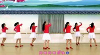 点击观看《刘荣广场舞 桃花情 附正背面演示 动作口令分解 柔美歌曲舞蹈视频教学》