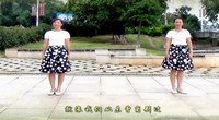 点击观看《英兰花广场舞 启程 双人正面舞蹈演示》