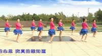 点击观看《江西鄱阳春英广场舞 因为爱着你 正背面 动作分解 中年广场舞教学视频》