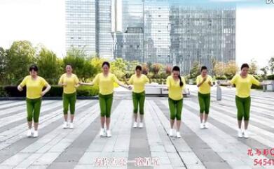 点击观看《花与影广场舞 就让我的歌 集体健身操》