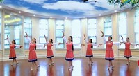 点击观看《北京艺莞儿广场舞 洗衣歌 藏舞风简单易学附歌词+动作分解教学》