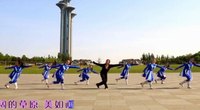 萱萱广场舞 我的家乡香格里拉 藏族舞蹈昆山艺术团合录