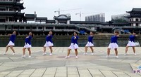 妙影健身队 热情的沙漠 团体中年健身广场舞视频