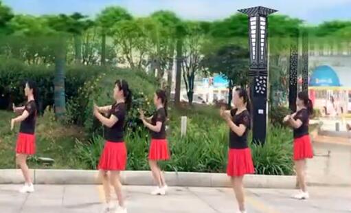 点击观看《阳新马蹄湖广场舞 女人没有错 简单的的美女健身操》