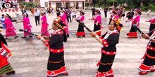 佤族广场舞 打歌 民族风极强的广场舞 篝火广场舞视频