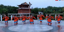 点击观看《大气好看的抒情民族！世外桃源万年青二团广场舞《蔚蓝之梦》》