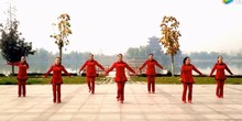 点击观看《开心飞扬广场舞《草原中国心》原创编舞附教学》