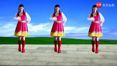 点击观看《简单零基础民族舞爱情像花儿一样 穿上好看的广场舞服装学跳舞》